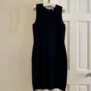 Brooks Brothers Sleeveless Black Knit Dress Size Medium